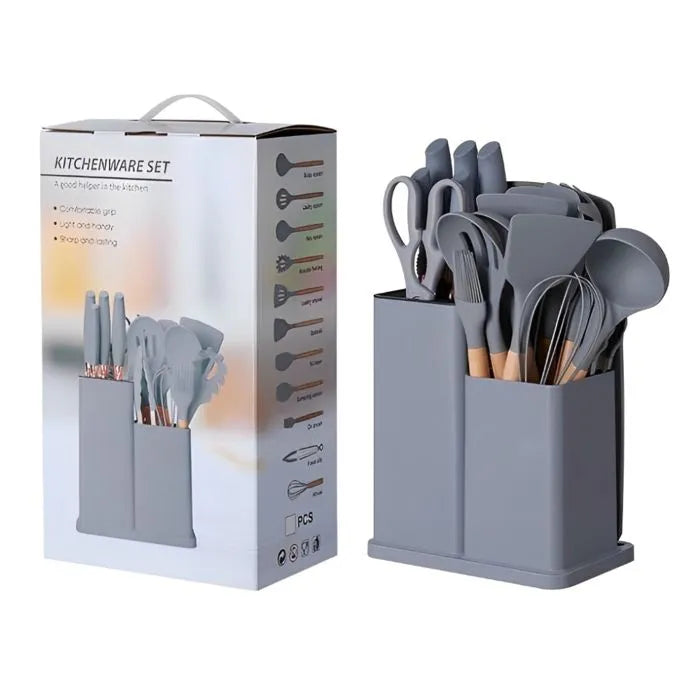 Set de Utensilios de Cocina Profesional 19 Piezas