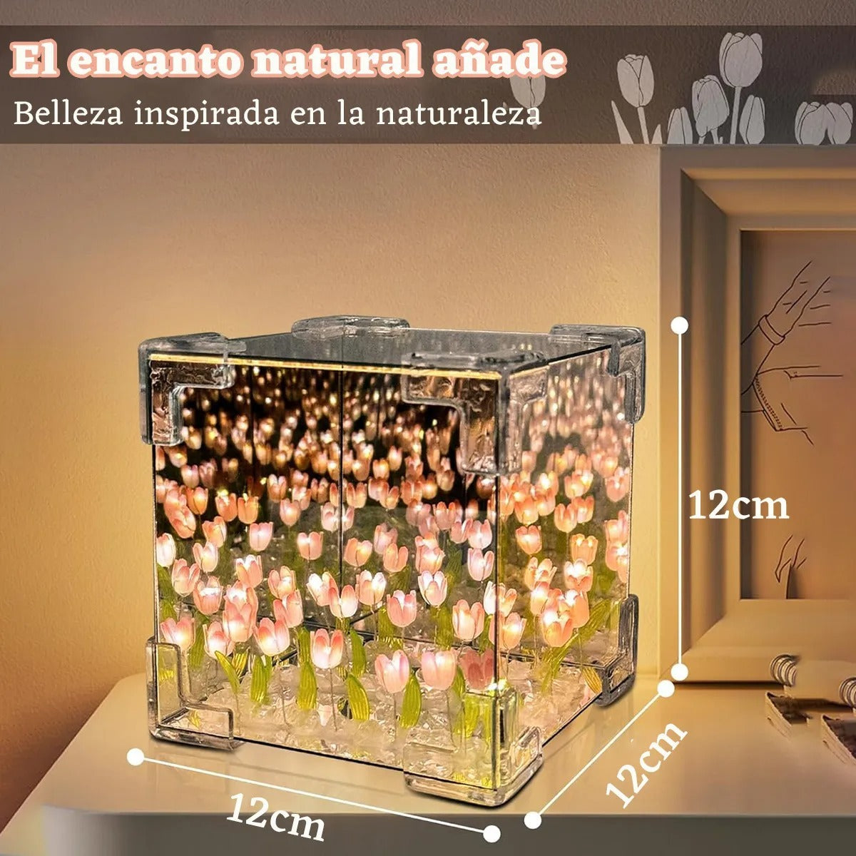 Lámpara De Tulipanes Infinitos Para Armar