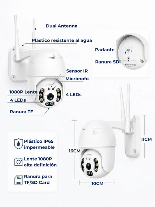 Cámara Exteriores Guardian 360° Pro