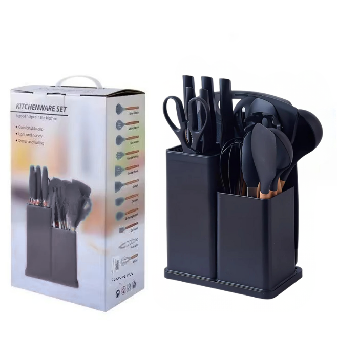 Set de Utensilios de Cocina Profesional 19 Piezas