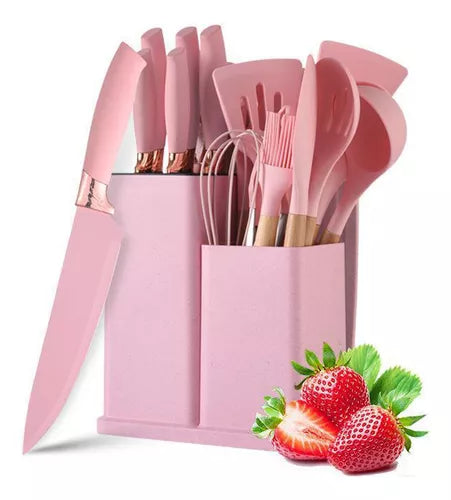 Set de Utensilios de Cocina Profesional 19 Piezas
