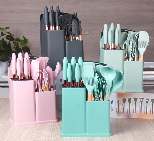 Set de Utensilios de Cocina Profesional 19 Piezas