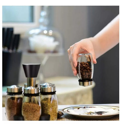 Juego De Frascos De Condimentos Giratorio 6 Envases