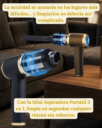Mini Aspiradora Portátil 3 en 1
