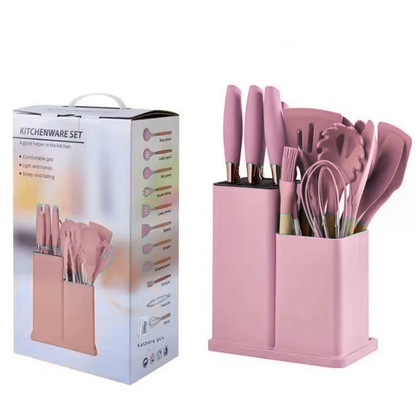 Set de Utensilios de Cocina Profesional 19 Piezas